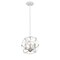 Z-Lite Cavallo 3 Light Chandelier, Hammered White 463-12HWH-BN - alternate 4